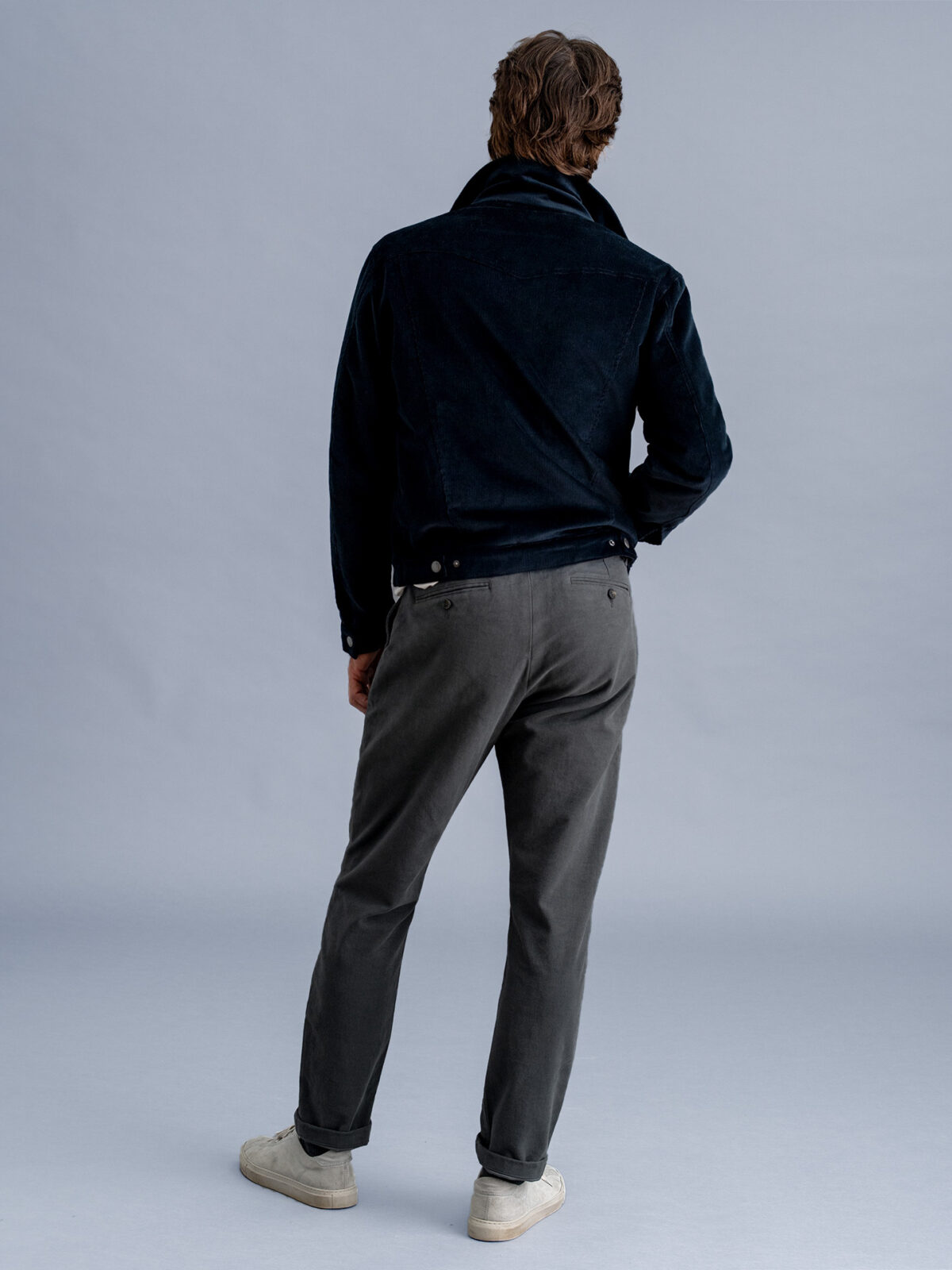 Bowery Grey Moleskin Pant