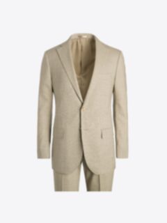 Shop VBC Beige Tropical Fresco Allen Suit with Side Tab Dress Pants
