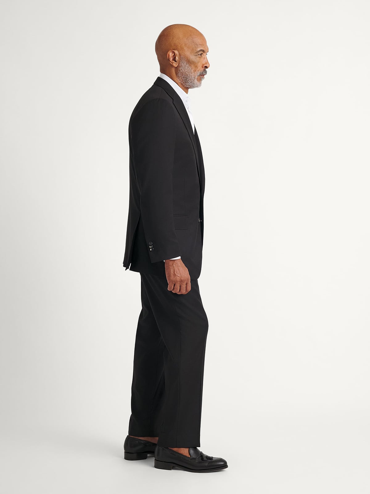 Loro Piana Fabric Black S150s Allen Suit - Custom Fit Tailored
