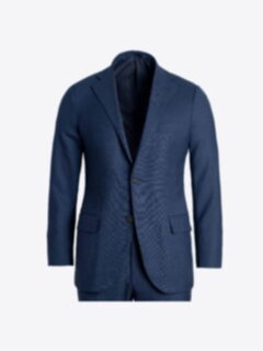 Shop Allen Navy Comfort Fresco Suit Jacket