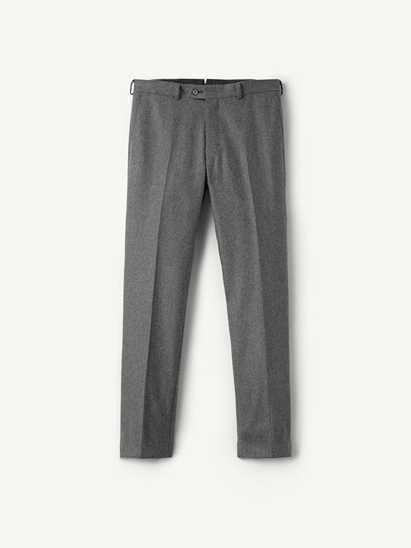 Thumb Photo of VBC Grey Wool Flannel Dress Pant