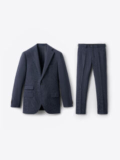Shop Reda Navy Heavyweight Nailhead Suffolk Suit