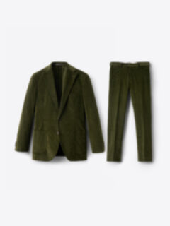 Shop Olive Stretch Corduroy Waverly Suit