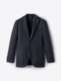 Shop Drago S130s Navy Glen Plaid Flannel Bedford Jacket