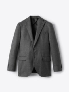 Shop Charcoal Herringbone Flannel Thompson Jacket