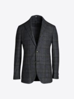 Shop Bedford Charcoal Glen Plaid Wool Jacket