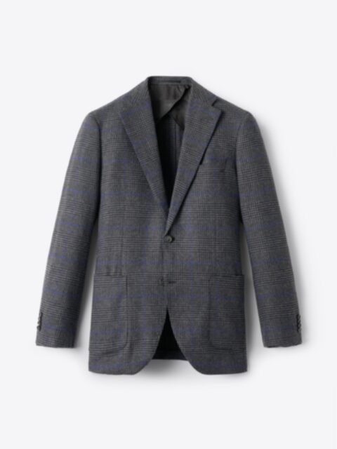 Suggested Item: Charcoal Glen Plaid Wool Bedford Jacket