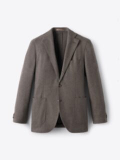 Shop VBC Brown Melange Knit Merino Flannel Waverly Jacket