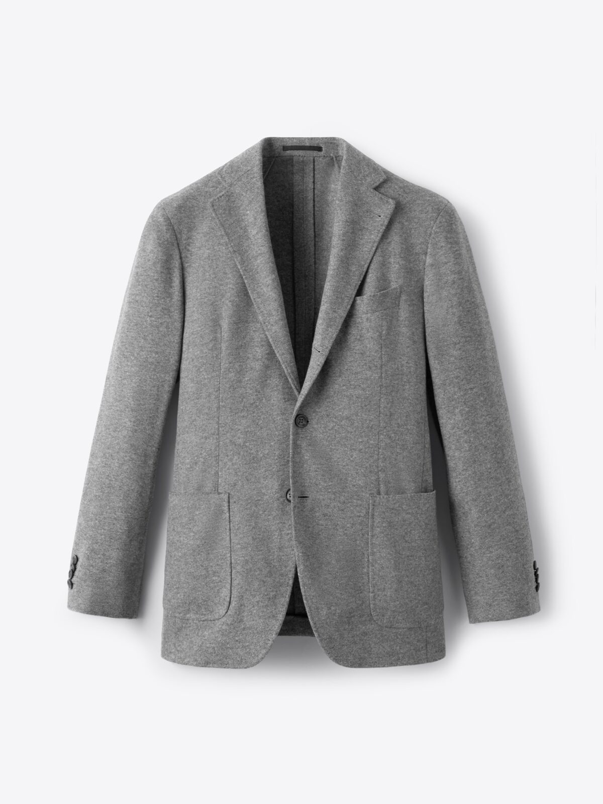 Wool-blend Coat - Gray melange - Men