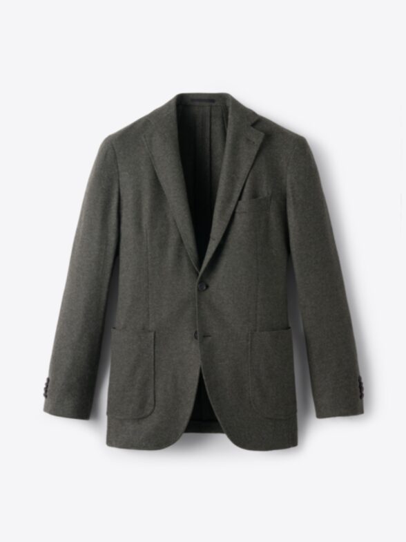 Thumb Photo of VBC Pine Melange Knit Merino Flannel Waverly Jacket