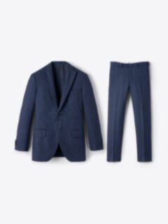 Shop Drago Navy Birdseye S130s Allen Suit