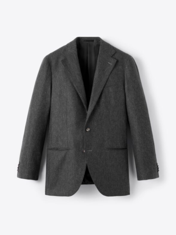 Thumb Photo of VBC Faded Black Flannel Downing Jacket