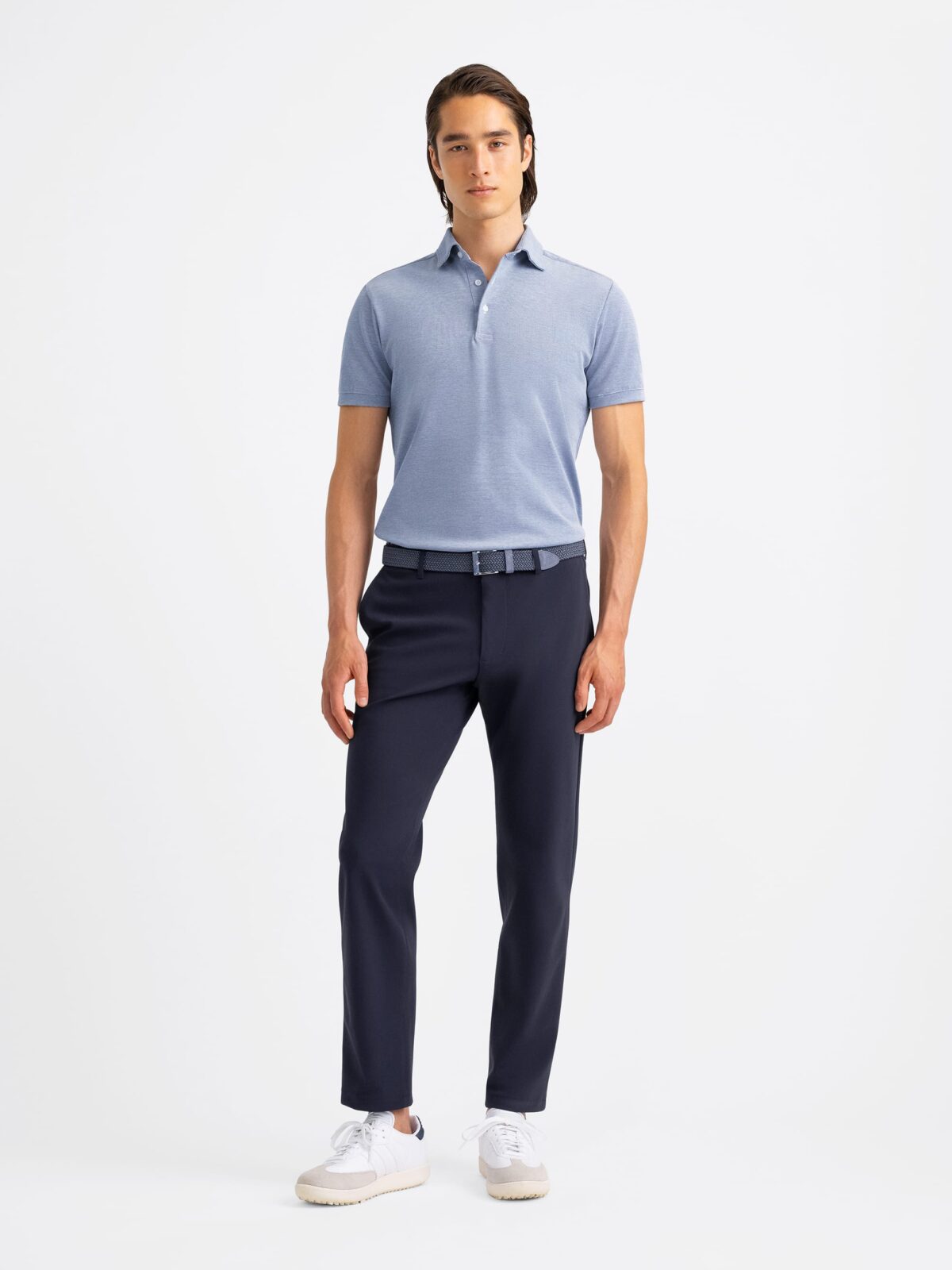Milano Navy Performance Golf Chino - Custom Fit Pants