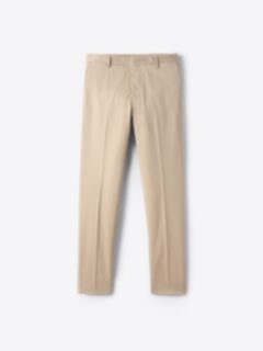 Shop Versa Beige Washable Cotton Stretch Pant