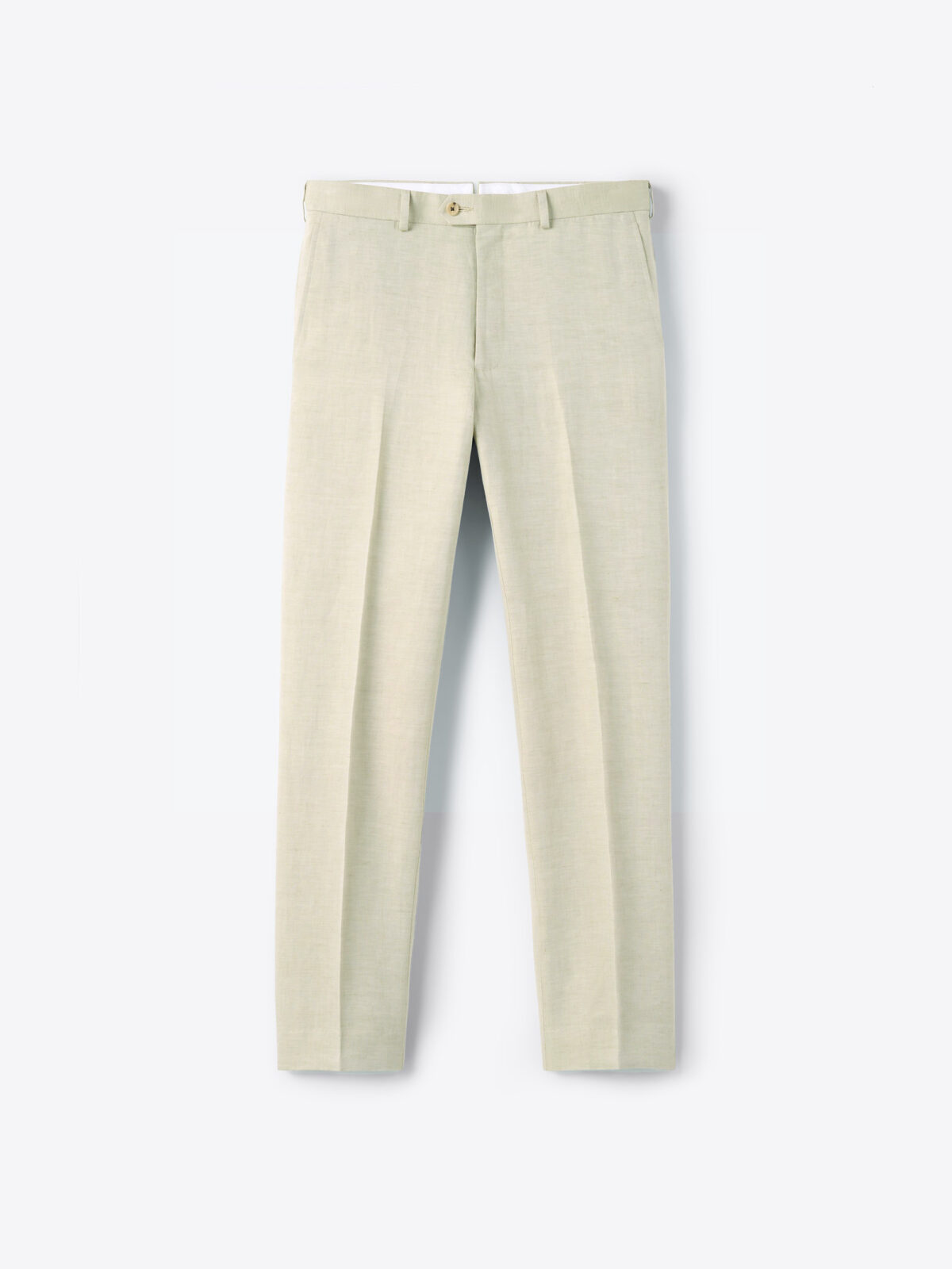 Pistachio Cotton and Linen Dress Pant - Custom Fit Tailored Clothing