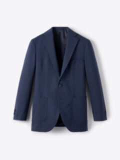 Shop Navy Stretch Fresco Bedford Jacket