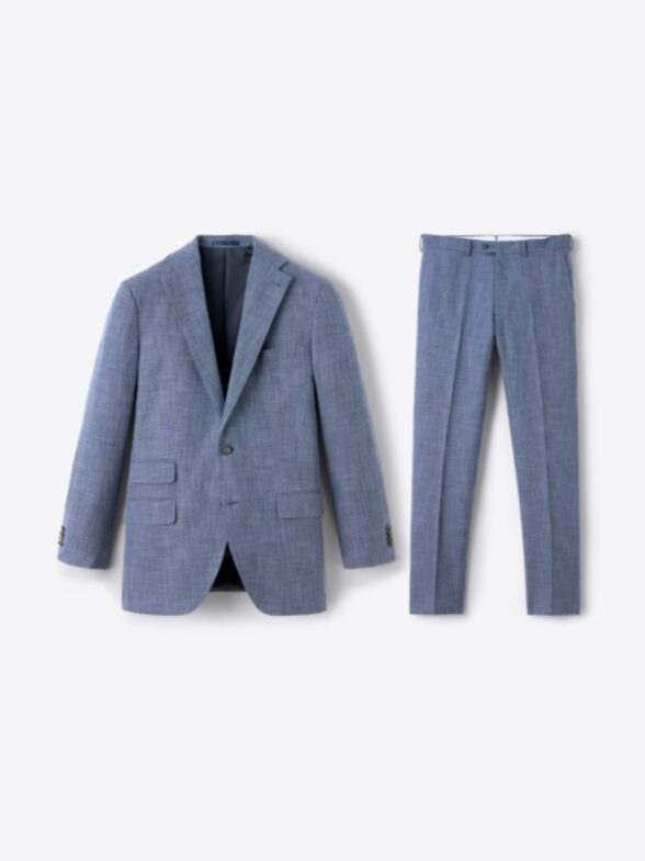Thumb Photo of VBC Ocean Slub Wool and Cotton Allen Suit
