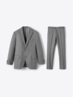 Shop Reda Grey Micro Texture Stretch Allen Suit