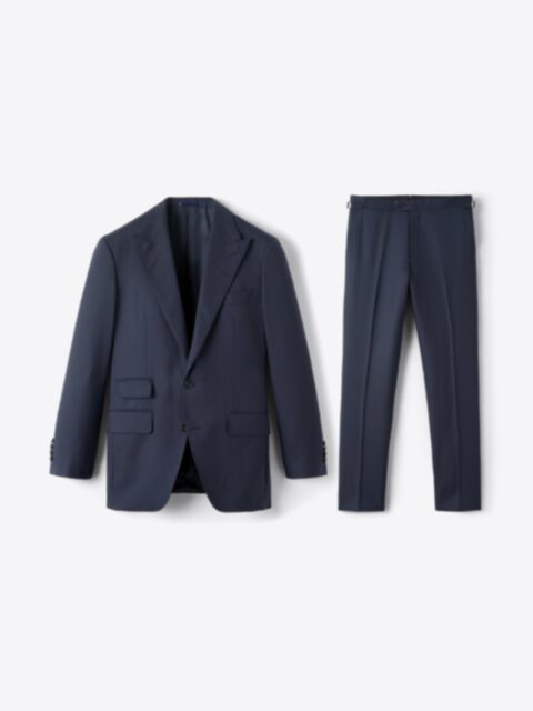 VBC Navy S110s Wool Allen Suit - Custom Fit Tailored Clothing