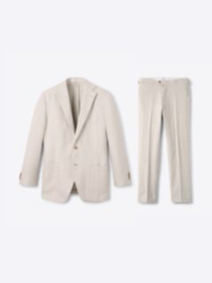 Shop Natural Irish Linen Bedford Suit