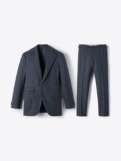 Shop Peak Lapel Drago Slate Glen Plaid S130s Suffolk Suit