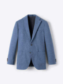 Shop Slate Wool and Linen Stretch Bedford Jacket