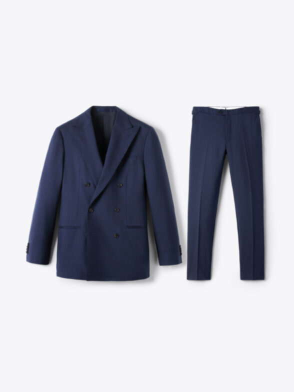 Thumb Photo of Double Breasted VBC Navy Fresco Allen Suit