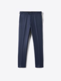 Shop Reda Navy Sharkskin Dress Pant