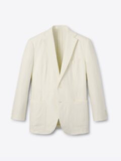 Shop Ivory Irish Linen Bedford Jacket