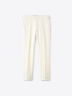 Shop Ivory Irish Linen Dress Pant