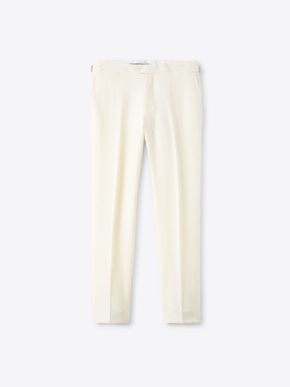 Thumb Photo of Ivory Irish Linen Dress Pant