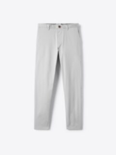 Shop Di Sondrio Grey Lightweight Stretch Chino