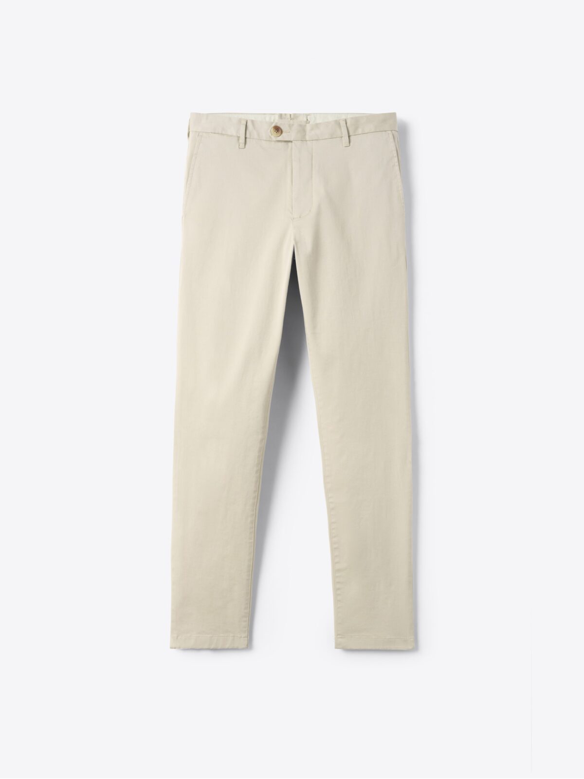 ゴルフィッカーズ　HOLE537 Stretch Chino Pants Di Sondrio Beige Stretch Cotton Chino - Custom Fit Pants