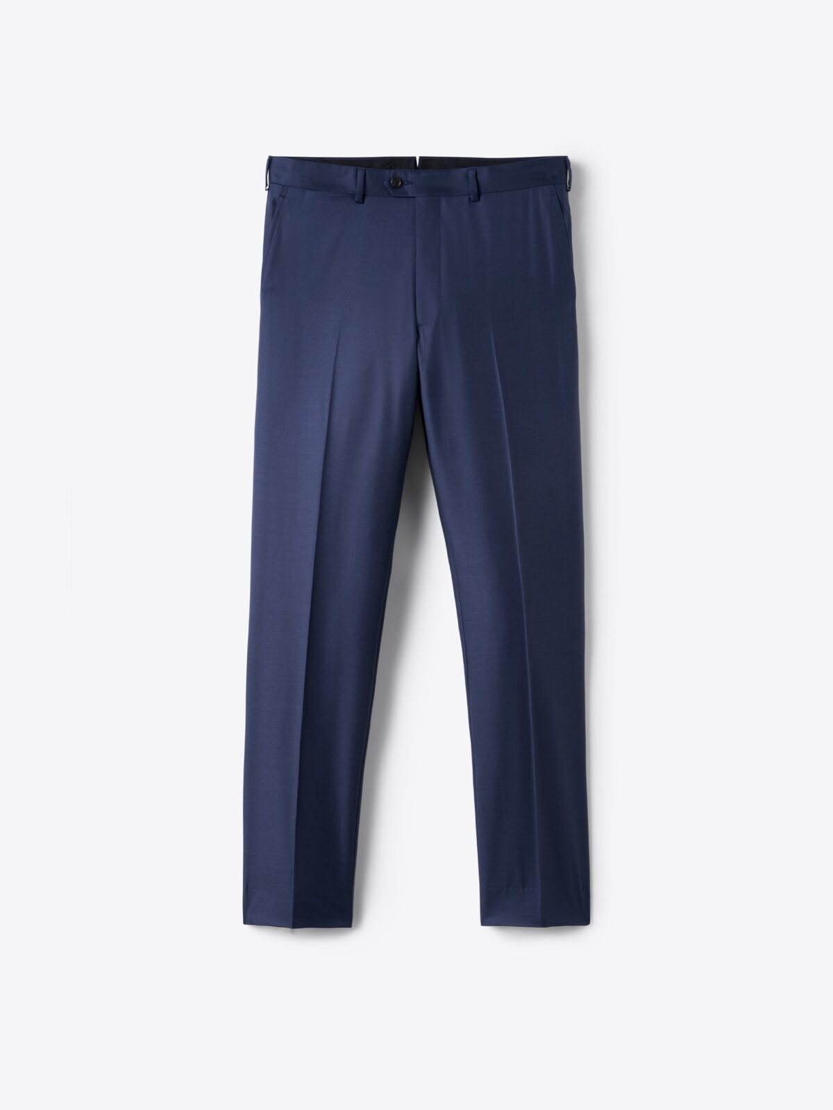 Loro Piana Fabric Navy S170s Wool and Silk Dress Pant Loro Piana Fabric Navy S170s Wool and Silk Dress Pant