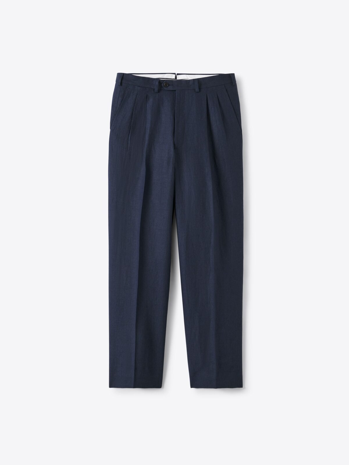 blue wide leg dress pants L'AGENCE Amara Wide-Leg Pants In Azure Blue Stripe main image 1