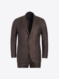 Shop Bedford Dark Brown Summer Blend Suit