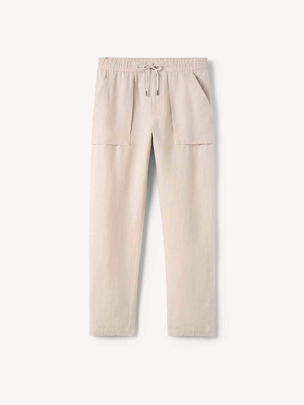 Pantalon Haut De Gamme HOOD En Coton - Taille 6, Couleur Marron, Taille Haute - Neuf Avec étiquettes