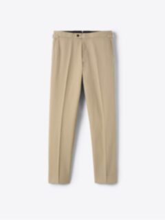 Shop Khaki High Twist Cotton Dress Pant