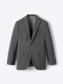 Shop Grey Stretch Wool Allen Suit Jacket