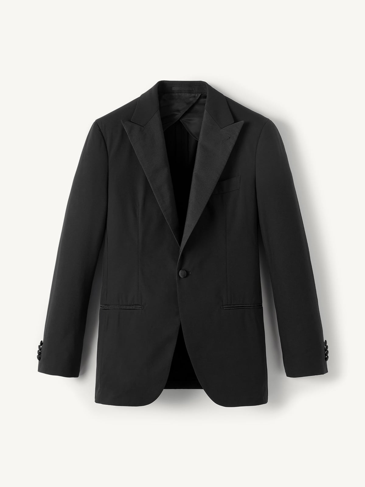 thumbnail image 2 of Custom Men's Denim Blazer Jacket - Double-Breasted, Peak Lapel, Tailored Fit - Sizes 36-56 2 of 4