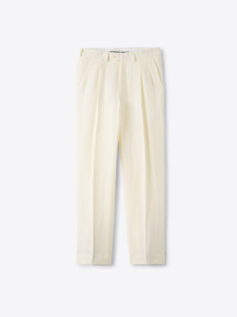 slim fit dress slacks Power Suit Wide Leg Ribbon Pant