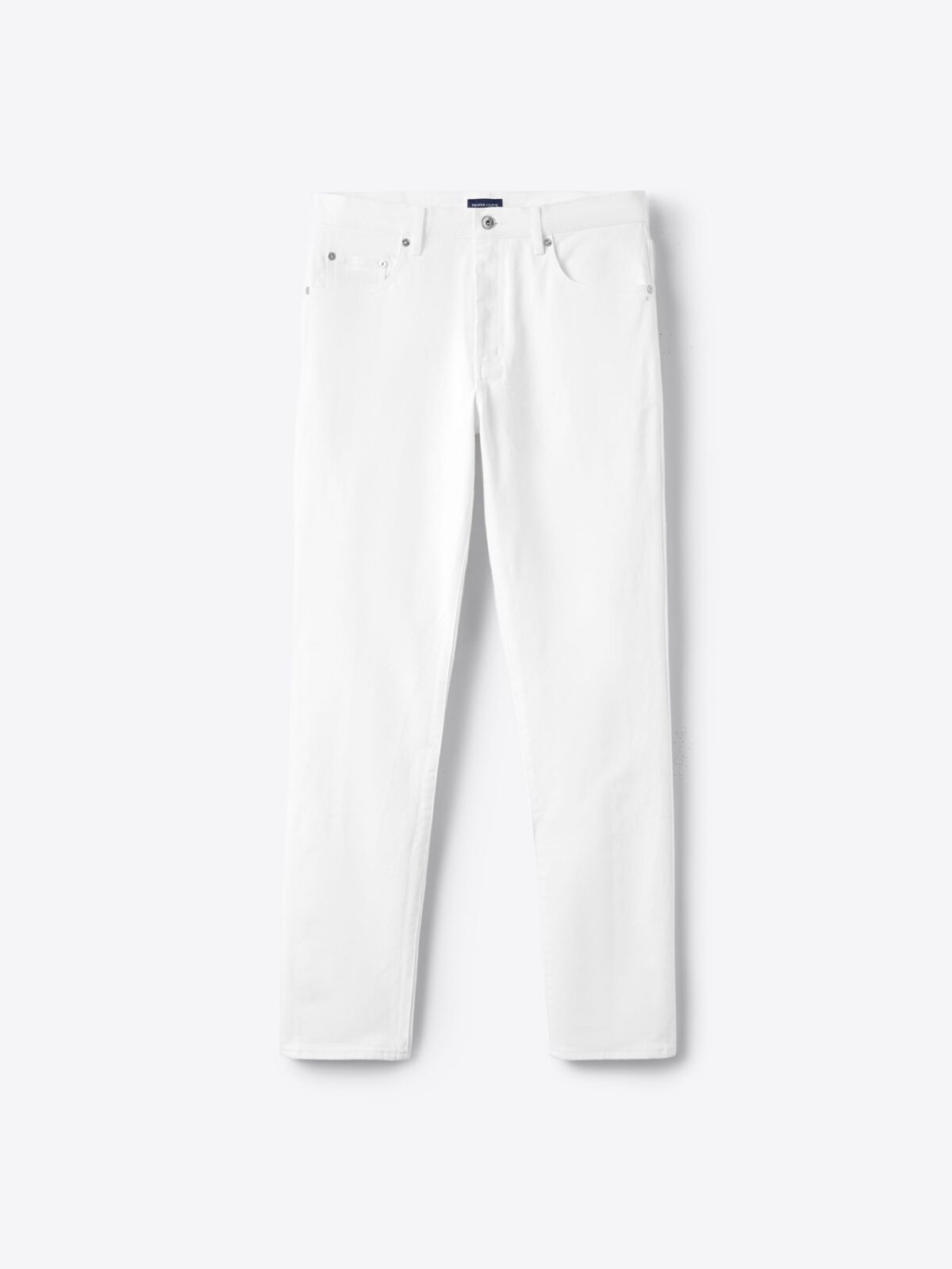 Japanese White 14oz Stretch Jeans - Custom Fit Pants