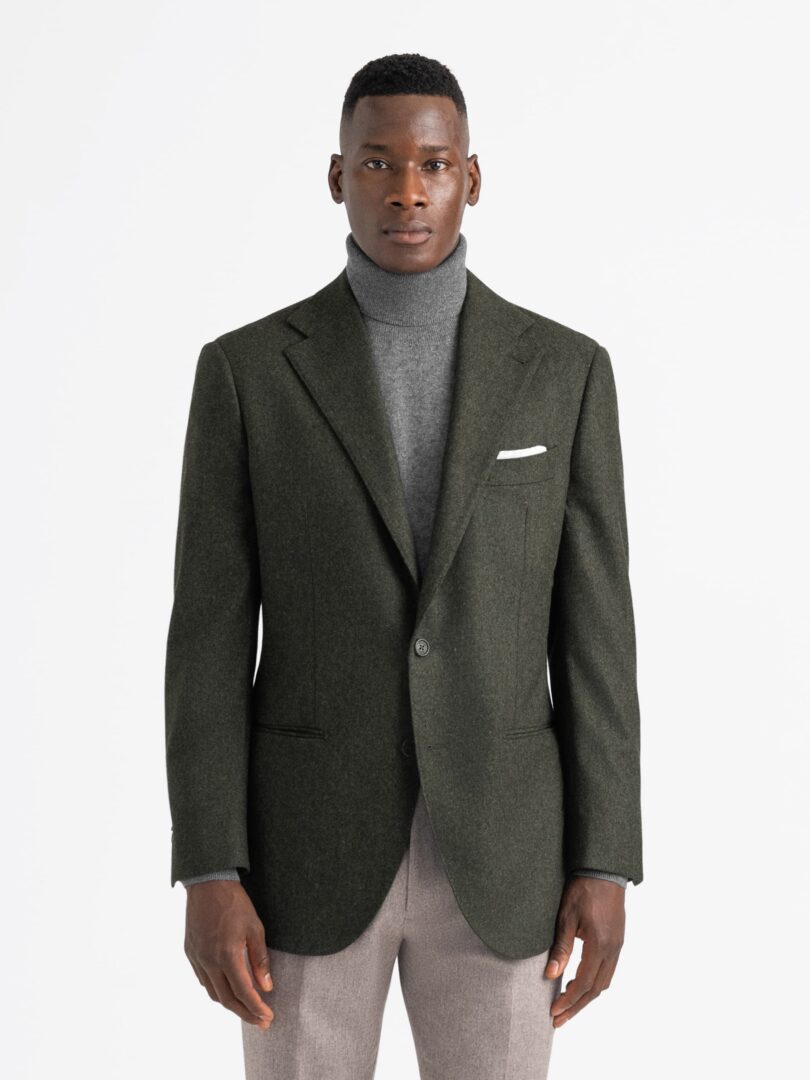 Delfino Pine Wool and Cashmere Downing Jacket Thumb Detail