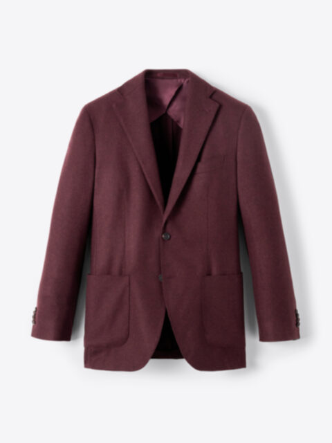 Suggested Item: Burgundy Italian Flannel Bedford Jacket