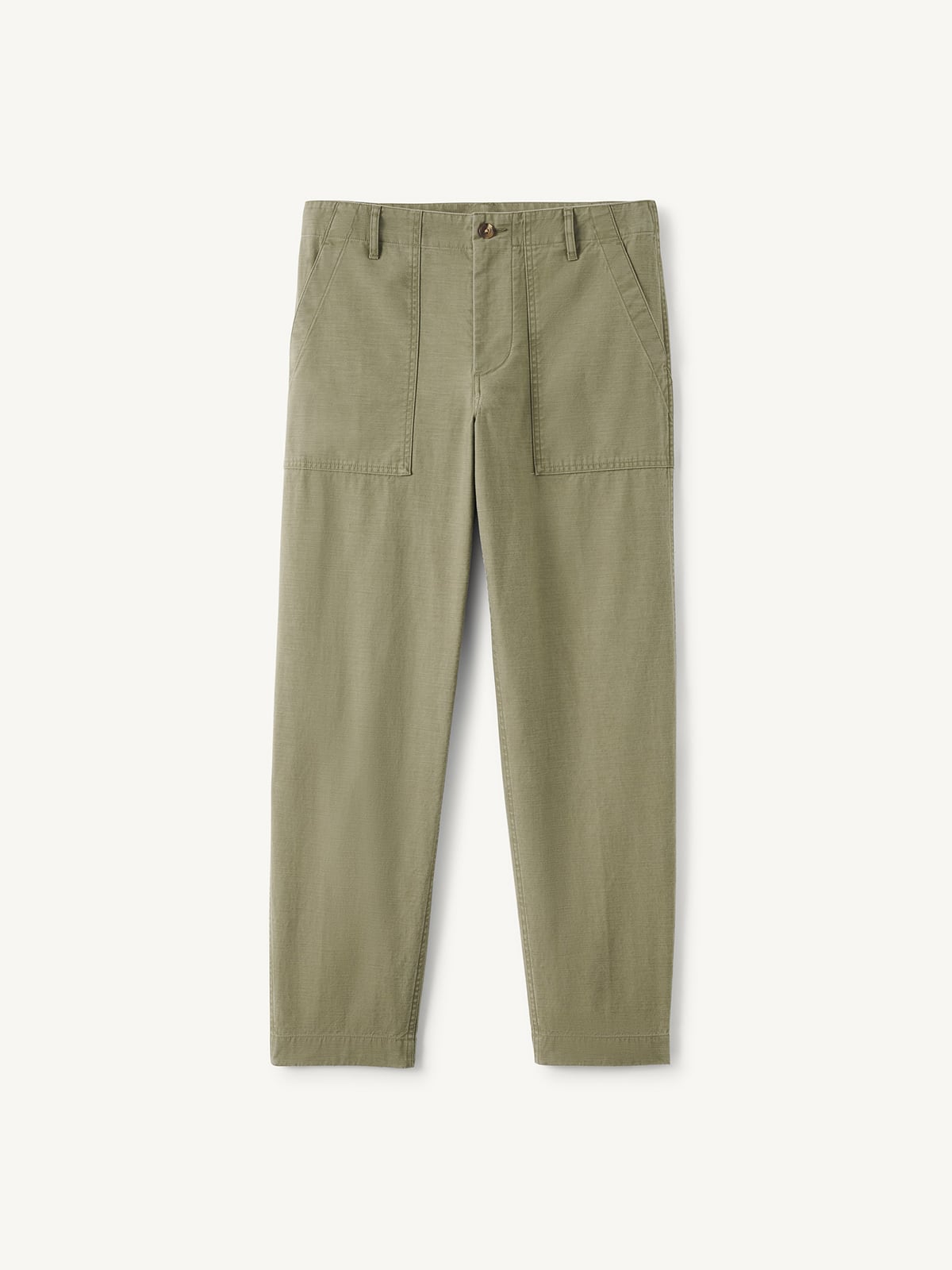 Olive Reverse Sateen Faded Fatigue Pant - Custom Fit Pants