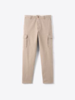 Shop Mocha Washed Italian Cargo Pant