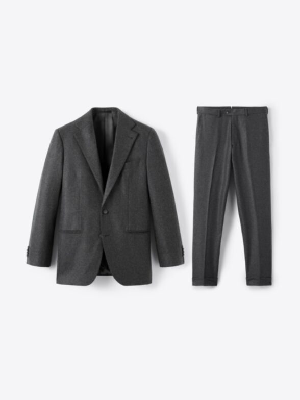 Thumb Photo of VBC Charcoal Wool Flannel Downing Suit