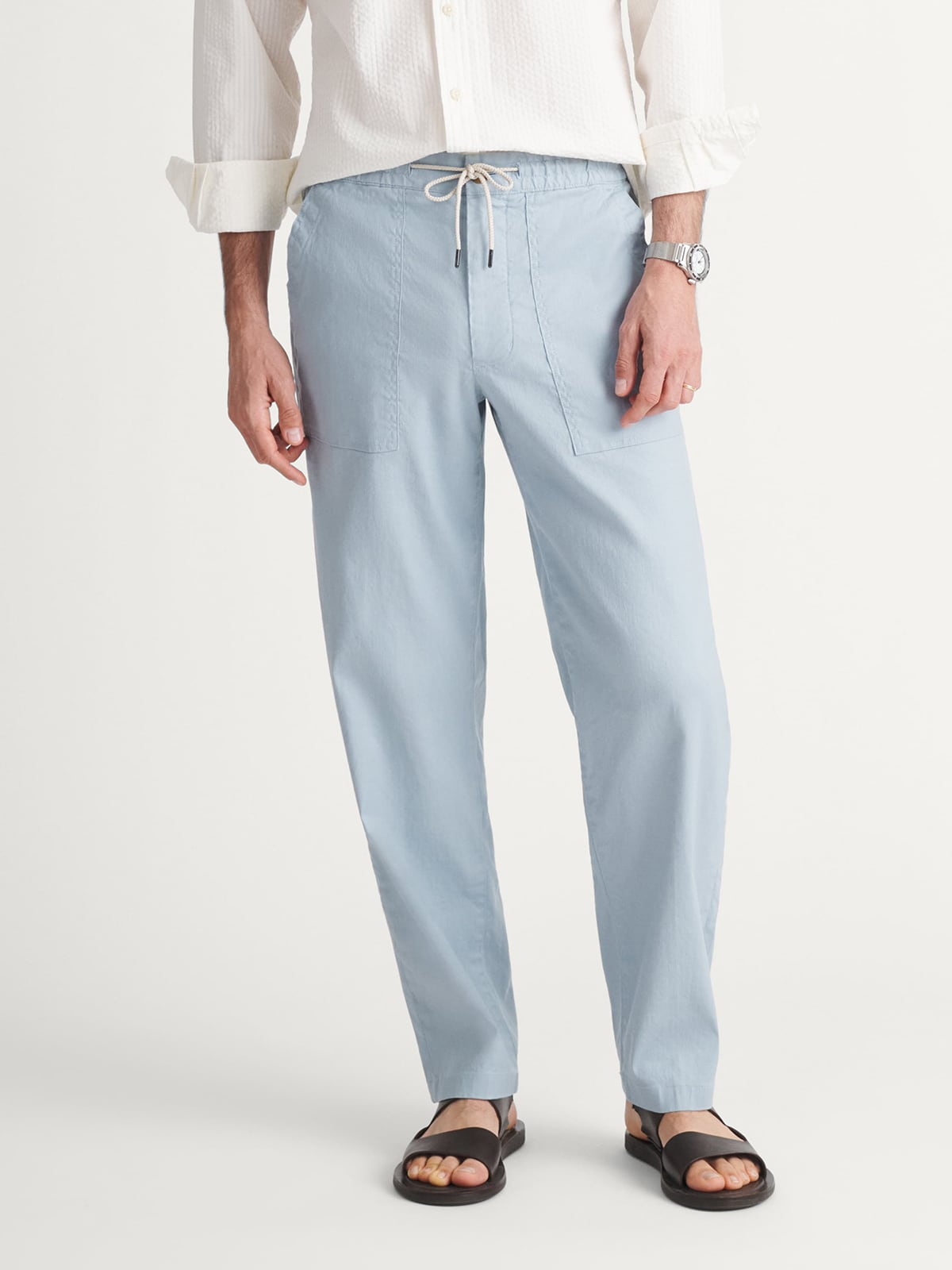 Light Blue Amalfi Pant - Custom Fit Pants