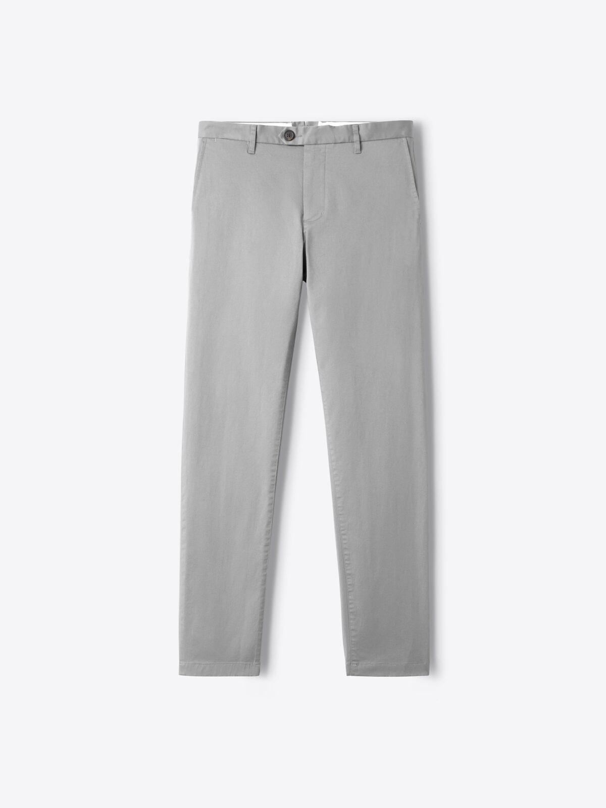 Di Sondrio Grey Stretch Cotton Chino - Custom Fit Pants