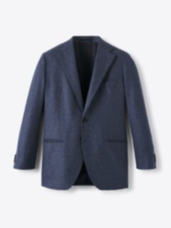 Shop VBC Slate Melange Wool Flannel Downing Jacket
